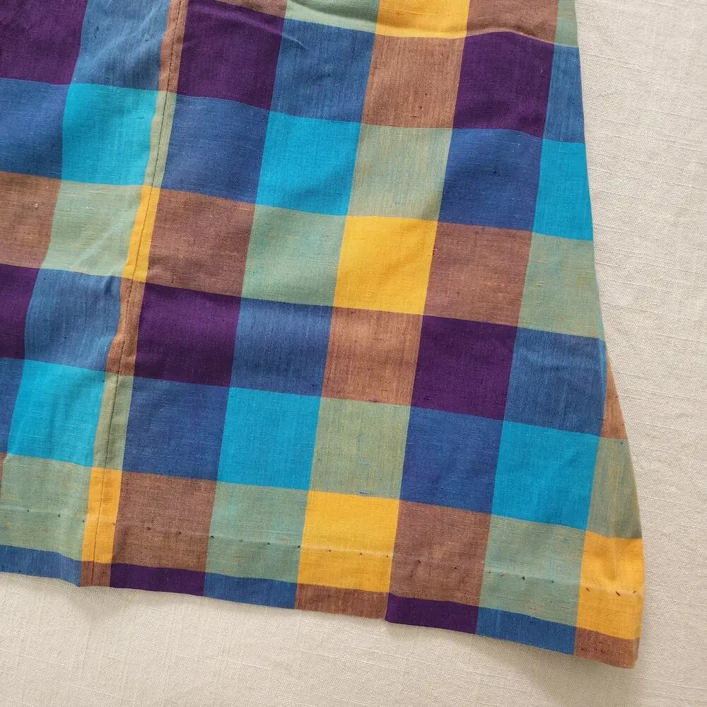 Vintage Fall Plaid Dress kids 6/8